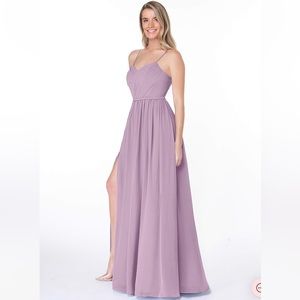 Azazie Cora bridesmaid dress size 16 wisteria